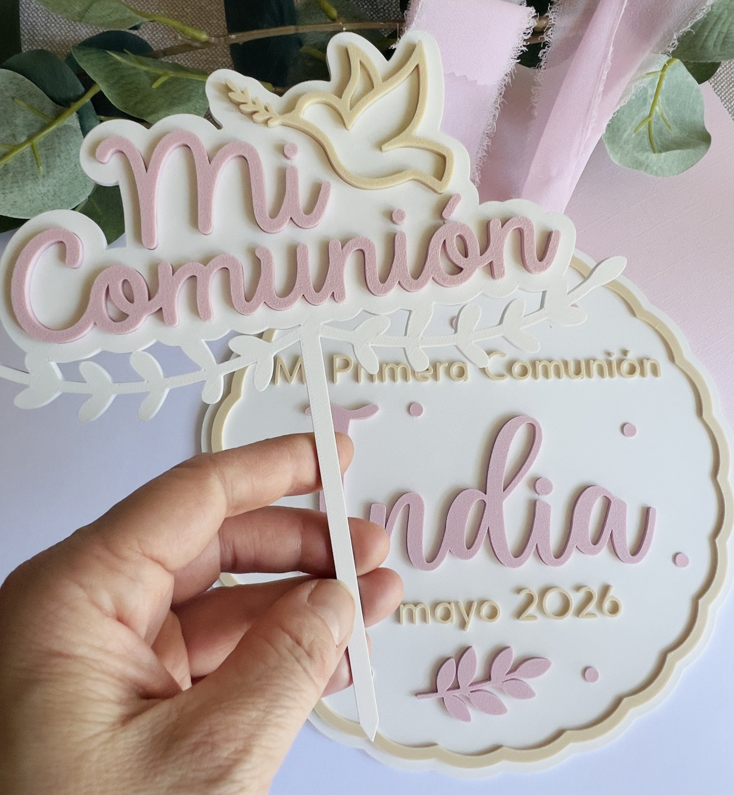 Detalles de Toppers de tarta de Adriel Atelier
